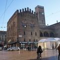 Bologna, vi Rizzoli e Piazza del Nettuno