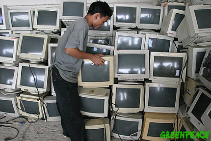 stack of monitors